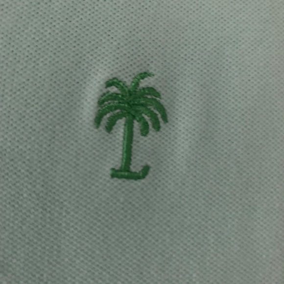 Lilly Pulitzer Polo short sleeve shirt in size large in mint green - Picture 3 of 4